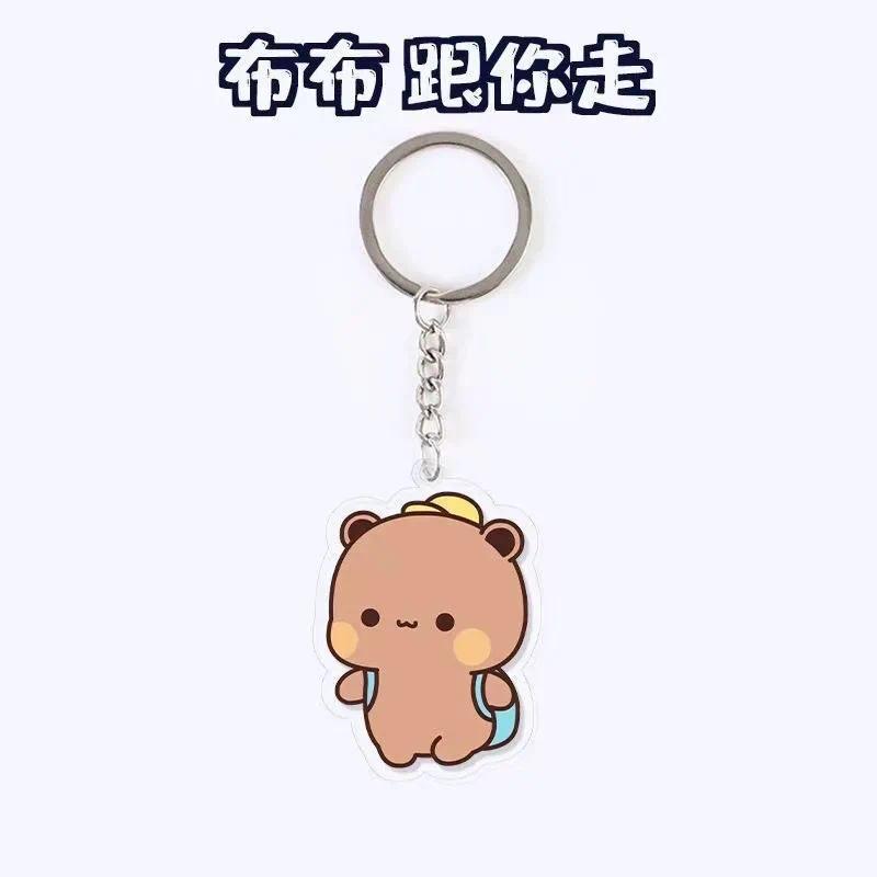 Cute Cartoon Bubu Dudu Panda Bear Pendant Keychain Car Key Acrylic Backpack Rearview Mirror Móc Khóa In Theo Yêu Cầu, Chất Liệu Mica Trong Suốt In 2 Mặt , Dày 4mm 14 Cute Cartoon Bubu Dudu Panda Bear Pendant Keychain Car Key Acrylic Backpack Rearview Mirror Móc Khóa In Theo Yêu Cầu, Chất Liệu Mica Trong Suốt In 2 Mặt , Dày 4mm - Ảnh 14