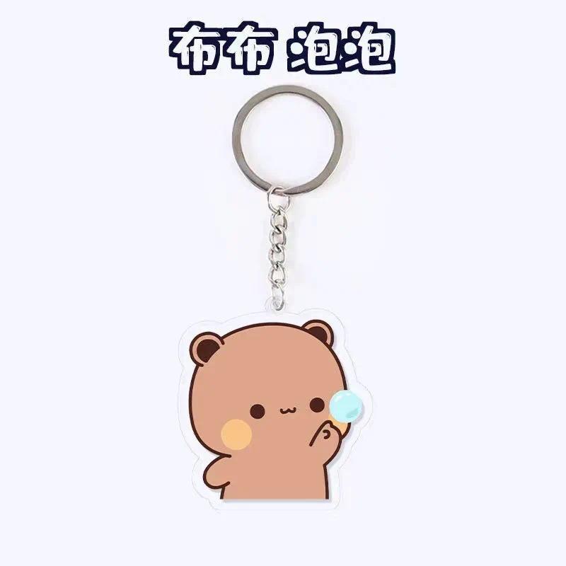 Cute Cartoon Bubu Dudu Panda Bear Pendant Keychain Car Key Acrylic Backpack Rearview Mirror Móc Khóa In Theo Yêu Cầu, Chất Liệu Mica Trong Suốt In 2 Mặt , Dày 4mm 16 Cute Cartoon Bubu Dudu Panda Bear Pendant Keychain Car Key Acrylic Backpack Rearview Mirror Móc Khóa In Theo Yêu Cầu, Chất Liệu Mica Trong Suốt In 2 Mặt , Dày 4mm - Ảnh 16