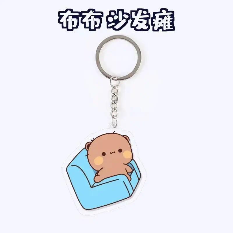 Cute Cartoon Bubu Dudu Panda Bear Pendant Keychain Car Key Acrylic Backpack Rearview Mirror Móc Khóa In Theo Yêu Cầu, Chất Liệu Mica Trong Suốt In 2 Mặt , Dày 4mm 19 Cute Cartoon Bubu Dudu Panda Bear Pendant Keychain Car Key Acrylic Backpack Rearview Mirror Móc Khóa In Theo Yêu Cầu, Chất Liệu Mica Trong Suốt In 2 Mặt , Dày 4mm - Ảnh 19