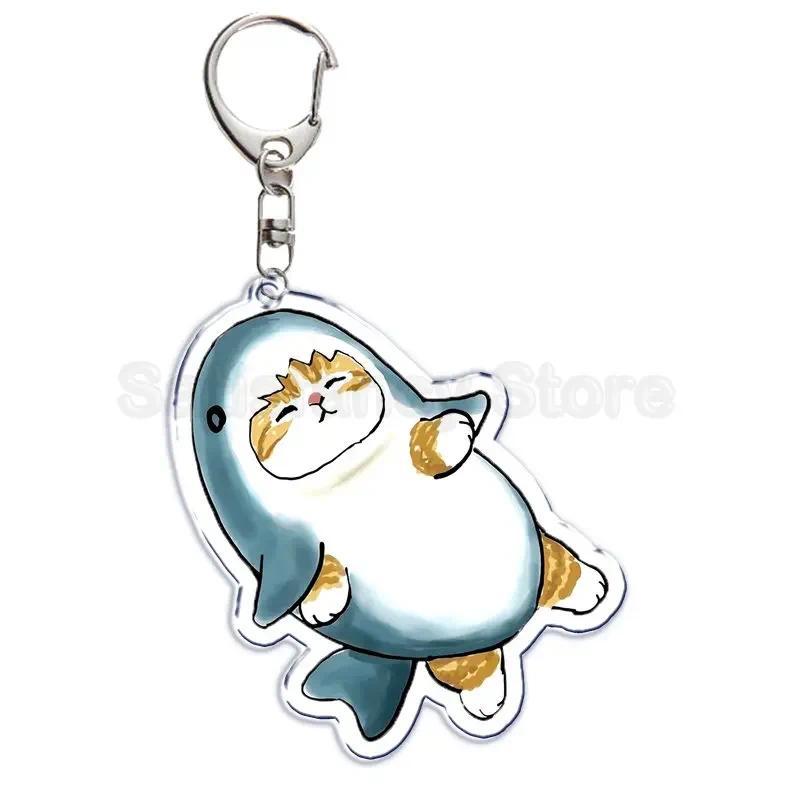 Cute Cartoon Shark Cat Keychain, Fried Shrimp Cat, , Móc Khóa In Theo Yêu Cầu, Chất Liệu Mica Trong Suốt In 2 Mặt , Dày 4mm 4 Cute Cartoon Shark Cat Keychain, Fried Shrimp Cat, , Móc Khóa In Theo Yêu Cầu, Chất Liệu Mica Trong Suốt In 2 Mặt , Dày 4mm - Ảnh 4