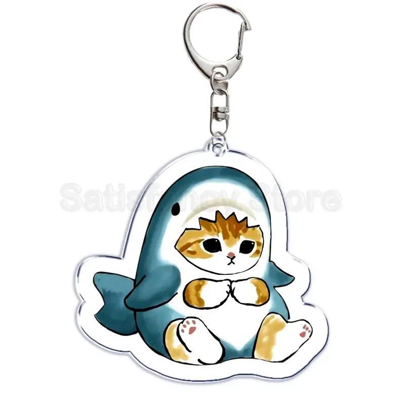 Cute Cartoon Shark Cat Keychain, Fried Shrimp Cat, , Móc Khóa In Theo Yêu Cầu, Chất Liệu Mica Trong Suốt In 2 Mặt , Dày 4mm 5 Cute Cartoon Shark Cat Keychain, Fried Shrimp Cat, , Móc Khóa In Theo Yêu Cầu, Chất Liệu Mica Trong Suốt In 2 Mặt , Dày 4mm - Ảnh 5