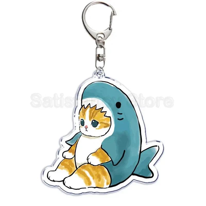 Cute Cartoon Shark Cat Keychain, Fried Shrimp Cat, , Móc Khóa In Theo Yêu Cầu, Chất Liệu Mica Trong Suốt In 2 Mặt , Dày 4mm 6 Cute Cartoon Shark Cat Keychain, Fried Shrimp Cat, , Móc Khóa In Theo Yêu Cầu, Chất Liệu Mica Trong Suốt In 2 Mặt , Dày 4mm - Ảnh 6