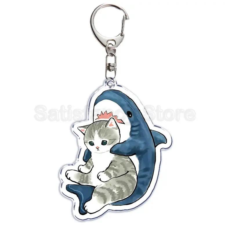 Cute Cartoon Shark Cat Keychain, Fried Shrimp Cat, , Móc Khóa In Theo Yêu Cầu, Chất Liệu Mica Trong Suốt In 2 Mặt , Dày 4mm 9 Cute Cartoon Shark Cat Keychain, Fried Shrimp Cat, , Móc Khóa In Theo Yêu Cầu, Chất Liệu Mica Trong Suốt In 2 Mặt , Dày 4mm - Ảnh 9