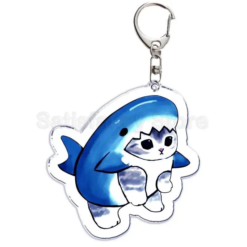 Cute Cartoon Shark Cat Keychain, Fried Shrimp Cat, , Móc Khóa In Theo Yêu Cầu, Chất Liệu Mica Trong Suốt In 2 Mặt , Dày 4mm 10 Cute Cartoon Shark Cat Keychain, Fried Shrimp Cat, , Móc Khóa In Theo Yêu Cầu, Chất Liệu Mica Trong Suốt In 2 Mặt , Dày 4mm - Ảnh 10