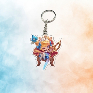 Cute Chibi Tft Mica Keychain, Cute Chibi Decorative Accessory Móc Khóa In Theo Yêu Cầu, Chất Liệu Mica Trong Suốt In 2 Mặt , Dày 4mm