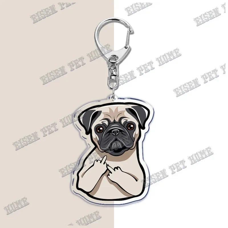 Cute Dog Pug Keychain For Accessories Bag Cartoon Pet Keychain Ring Love Pug Keychain Móc Khóa In Theo Yêu Cầu, Chất Liệu Mica Trong Suốt In 2 Mặt , Dày 4mm 14 Cute Dog Pug Keychain For Accessories Bag Cartoon Pet Keychain Ring Love Pug Keychain Móc Khóa In Theo Yêu Cầu, Chất Liệu Mica Trong Suốt In 2 Mặt , Dày 4mm - Ảnh 14