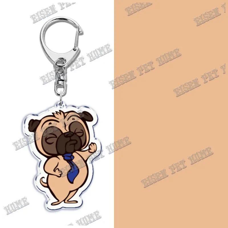 Cute Dog Pug Keychain For Accessories Bag Cartoon Pet Keychain Ring Love Pug Keychain Móc Khóa In Theo Yêu Cầu, Chất Liệu Mica Trong Suốt In 2 Mặt , Dày 4mm 15 Cute Dog Pug Keychain For Accessories Bag Cartoon Pet Keychain Ring Love Pug Keychain Móc Khóa In Theo Yêu Cầu, Chất Liệu Mica Trong Suốt In 2 Mặt , Dày 4mm - Ảnh 15