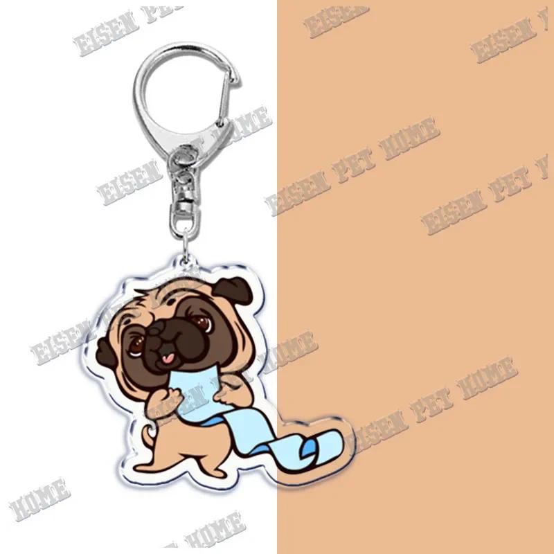 Cute Dog Pug Keychain For Accessories Bag Cartoon Pet Keychain Ring Love Pug Keychain Móc Khóa In Theo Yêu Cầu, Chất Liệu Mica Trong Suốt In 2 Mặt , Dày 4mm 17 Cute Dog Pug Keychain For Accessories Bag Cartoon Pet Keychain Ring Love Pug Keychain Móc Khóa In Theo Yêu Cầu, Chất Liệu Mica Trong Suốt In 2 Mặt , Dày 4mm - Ảnh 17