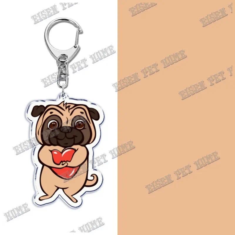 Cute Dog Pug Keychain For Accessories Bag Cartoon Pet Keychain Ring Love Pug Keychain Móc Khóa In Theo Yêu Cầu, Chất Liệu Mica Trong Suốt In 2 Mặt , Dày 4mm 21 Cute Dog Pug Keychain For Accessories Bag Cartoon Pet Keychain Ring Love Pug Keychain Móc Khóa In Theo Yêu Cầu, Chất Liệu Mica Trong Suốt In 2 Mặt , Dày 4mm - Ảnh 21