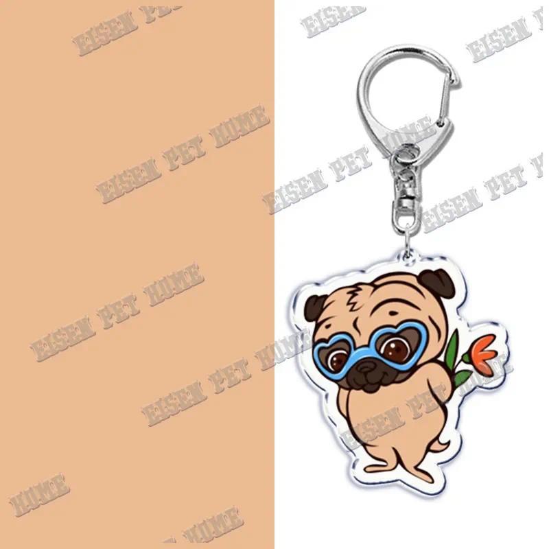 Cute Dog Pug Keychain For Accessories Bag Cartoon Pet Keychain Ring Love Pug Keychain Móc Khóa In Theo Yêu Cầu, Chất Liệu Mica Trong Suốt In 2 Mặt , Dày 4mm 23 Cute Dog Pug Keychain For Accessories Bag Cartoon Pet Keychain Ring Love Pug Keychain Móc Khóa In Theo Yêu Cầu, Chất Liệu Mica Trong Suốt In 2 Mặt , Dày 4mm - Ảnh 23
