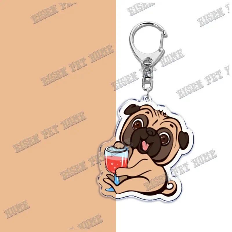 Cute Dog Pug Keychain For Accessories Bag Cartoon Pet Keychain Ring Love Pug Keychain Móc Khóa In Theo Yêu Cầu, Chất Liệu Mica Trong Suốt In 2 Mặt , Dày 4mm 27 Cute Dog Pug Keychain For Accessories Bag Cartoon Pet Keychain Ring Love Pug Keychain Móc Khóa In Theo Yêu Cầu, Chất Liệu Mica Trong Suốt In 2 Mặt , Dày 4mm - Ảnh 27