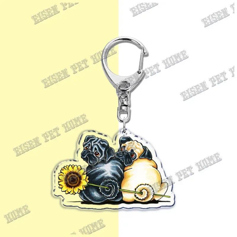 Cute Dog Pug Keychain For Accessories Bag Cartoon Pet Keychain Ring Love Pug Keychain Móc Khóa In Theo Yêu Cầu, Chất Liệu Mica Trong Suốt In 2 Mặt , Dày 4mm 7 Cute Dog Pug Keychain For Accessories Bag Cartoon Pet Keychain Ring Love Pug Keychain Móc Khóa In Theo Yêu Cầu, Chất Liệu Mica Trong Suốt In 2 Mặt , Dày 4mm - Ảnh 7