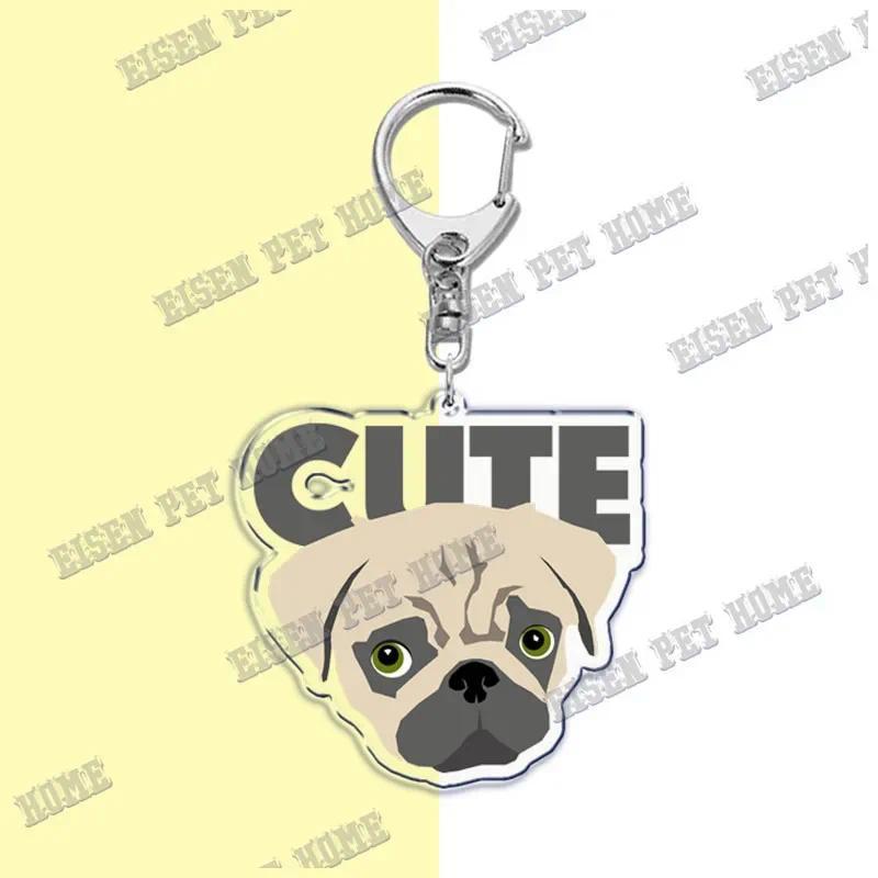 Cute Dog Pug Keychain For Accessories Bag Cartoon Pet Keychain Ring Love Pug Keychain Móc Khóa In Theo Yêu Cầu, Chất Liệu Mica Trong Suốt In 2 Mặt , Dày 4mm 8 Cute Dog Pug Keychain For Accessories Bag Cartoon Pet Keychain Ring Love Pug Keychain Móc Khóa In Theo Yêu Cầu, Chất Liệu Mica Trong Suốt In 2 Mặt , Dày 4mm - Ảnh 8