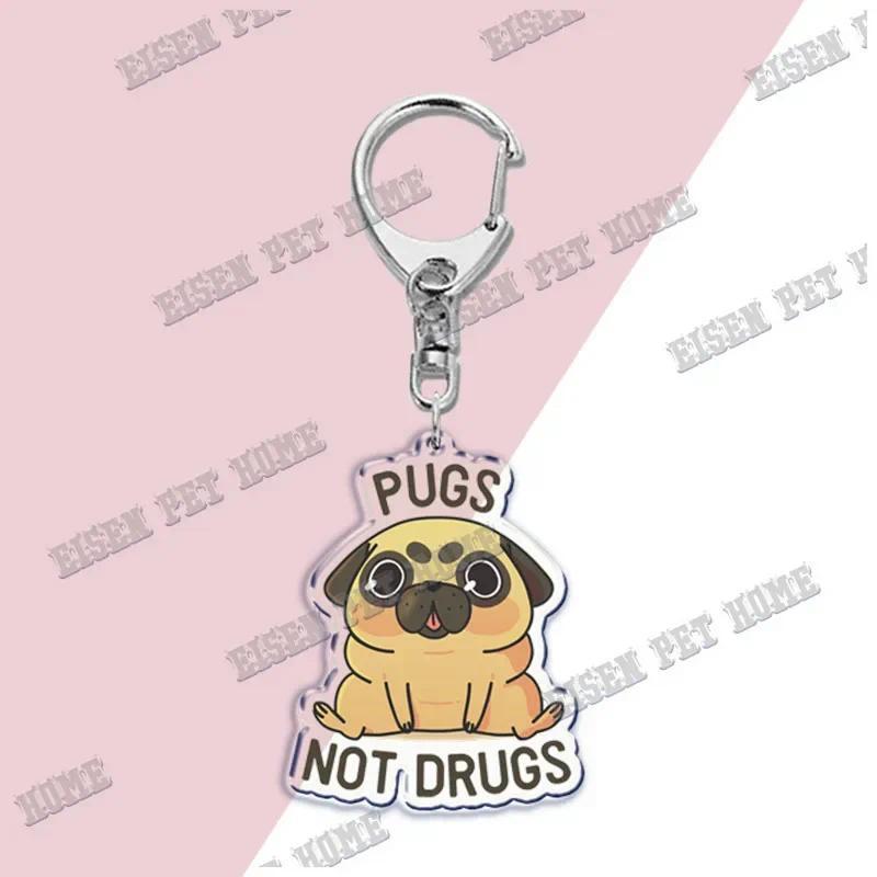 Cute Dog Pug Keychain For Accessories Bag Cartoon Pet Keychain Ring Love Pug Keychain Móc Khóa In Theo Yêu Cầu, Chất Liệu Mica Trong Suốt In 2 Mặt , Dày 4mm 1 Cute Dog Pug Keychain For Accessories Bag Cartoon Pet Keychain Ring Love Pug Keychain Móc Khóa In Theo Yêu Cầu, Chất Liệu Mica Trong Suốt In 2 Mặt , Dày 4mm
