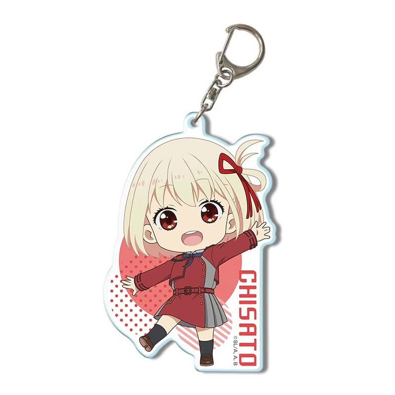 Cute Ellen Lycoris Recoil Cartoon Keychain Móc Khóa In Theo Yêu Cầu, Chất Liệu Mica Trong Suốt In 2 Mặt , Dày 4mm 2 Cute Ellen Lycoris Recoil Cartoon Keychain Móc Khóa In Theo Yêu Cầu, Chất Liệu Mica Trong Suốt In 2 Mặt , Dày 4mm - Ảnh 2