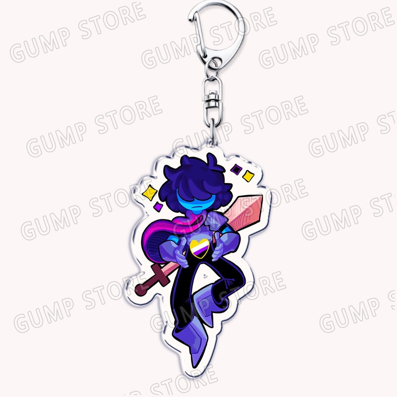 Cute Game Deltarune Keychains For Accessories Ralsei Kris Susie Spamton Undertale Angel Móc Khóa In Theo Yêu Cầu, Chất Liệu Mica Trong Suốt In 2 Mặt , Dày 4mm 2 Cute Game Deltarune Keychains For Accessories Ralsei Kris Susie Spamton Undertale Angel Móc Khóa In Theo Yêu Cầu, Chất Liệu Mica Trong Suốt In 2 Mặt , Dày 4mm - Ảnh 2