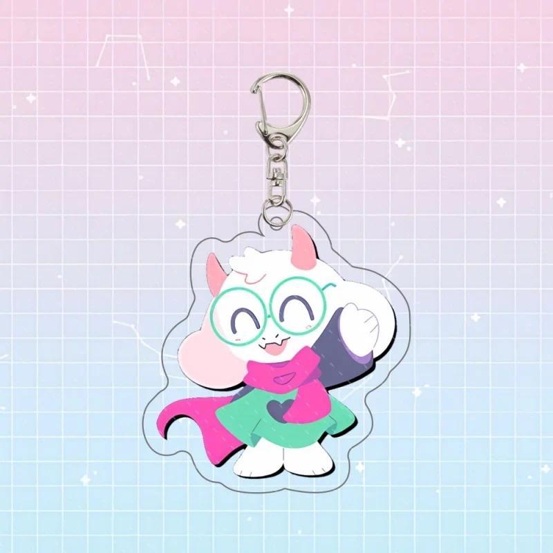 Cute Game Deltarune Keychains For Accessories Ralsei Kris Susie Spamton Undertale Angel Móc Khóa In Theo Yêu Cầu, Chất Liệu Mica Trong Suốt In 2 Mặt , Dày 4mm 13 Cute Game Deltarune Keychains For Accessories Ralsei Kris Susie Spamton Undertale Angel Móc Khóa In Theo Yêu Cầu, Chất Liệu Mica Trong Suốt In 2 Mặt , Dày 4mm - Ảnh 13