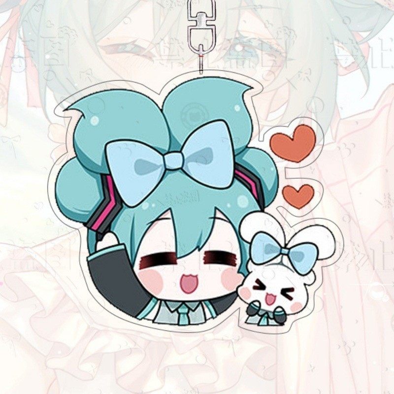 Cute Hatsune Miku Acrylic Keychain Material As A Gift Móc Khóa In Theo Yêu Cầu, Chất Liệu Mica Trong Suốt In 2 Mặt , Dày 4mm 3 Cute Hatsune Miku Acrylic Keychain Material As A Gift Móc Khóa In Theo Yêu Cầu, Chất Liệu Mica Trong Suốt In 2 Mặt , Dày 4mm - Ảnh 3