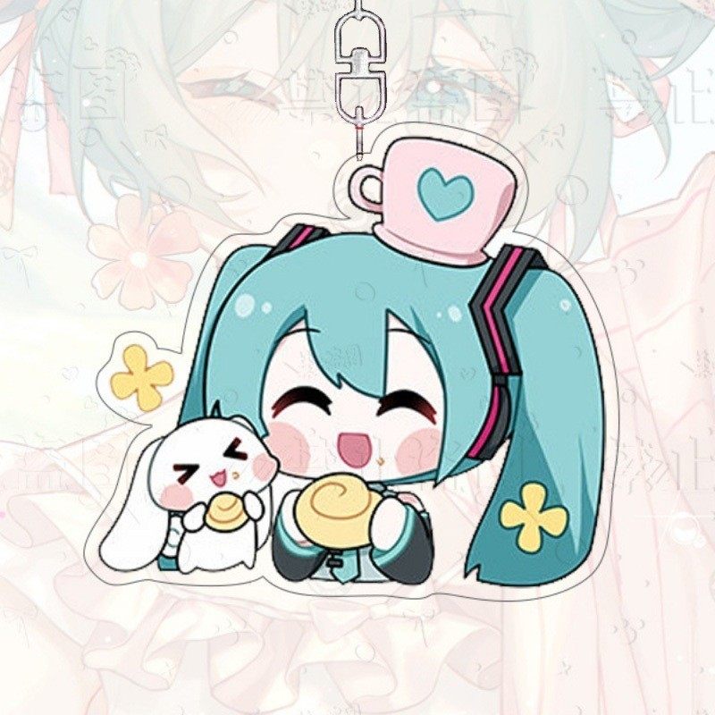 Cute Hatsune Miku Acrylic Keychain Material As A Gift Móc Khóa In Theo Yêu Cầu, Chất Liệu Mica Trong Suốt In 2 Mặt , Dày 4mm 8 Cute Hatsune Miku Acrylic Keychain Material As A Gift Móc Khóa In Theo Yêu Cầu, Chất Liệu Mica Trong Suốt In 2 Mặt , Dày 4mm - Ảnh 8