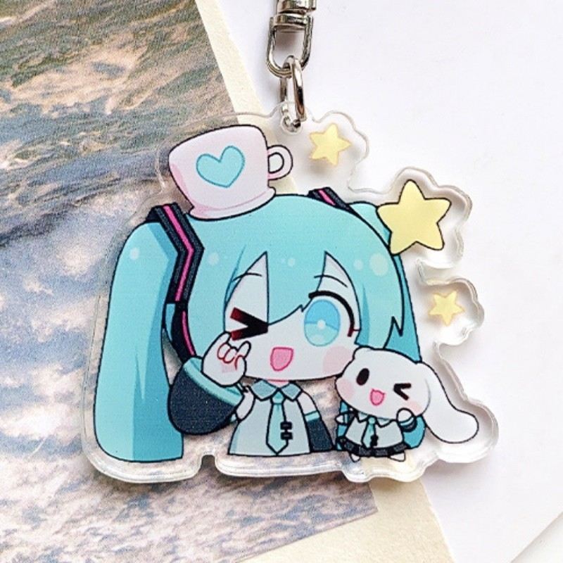 Cute Hatsune Miku Acrylic Keychain Material As A Gift Móc Khóa In Theo Yêu Cầu, Chất Liệu Mica Trong Suốt In 2 Mặt , Dày 4mm 1 Cute Hatsune Miku Acrylic Keychain Material As A Gift Móc Khóa In Theo Yêu Cầu, Chất Liệu Mica Trong Suốt In 2 Mặt , Dày 4mm