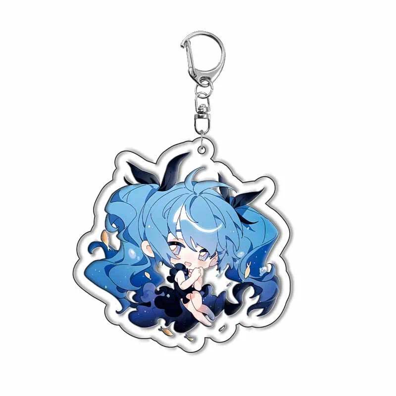 Cute Hatsune Miku Q Version Kawaii Keychain Acrylic Ornaments Cartoon Anime Girly Heart Móc Khóa In Theo Yêu Cầu, Chất Liệu Mica Trong Suốt In 2 Mặt , Dày 4mm 2 Cute Hatsune Miku Q Version Kawaii Keychain Acrylic Ornaments Cartoon Anime Girly Heart Móc Khóa In Theo Yêu Cầu, Chất Liệu Mica Trong Suốt In 2 Mặt , Dày 4mm - Ảnh 2
