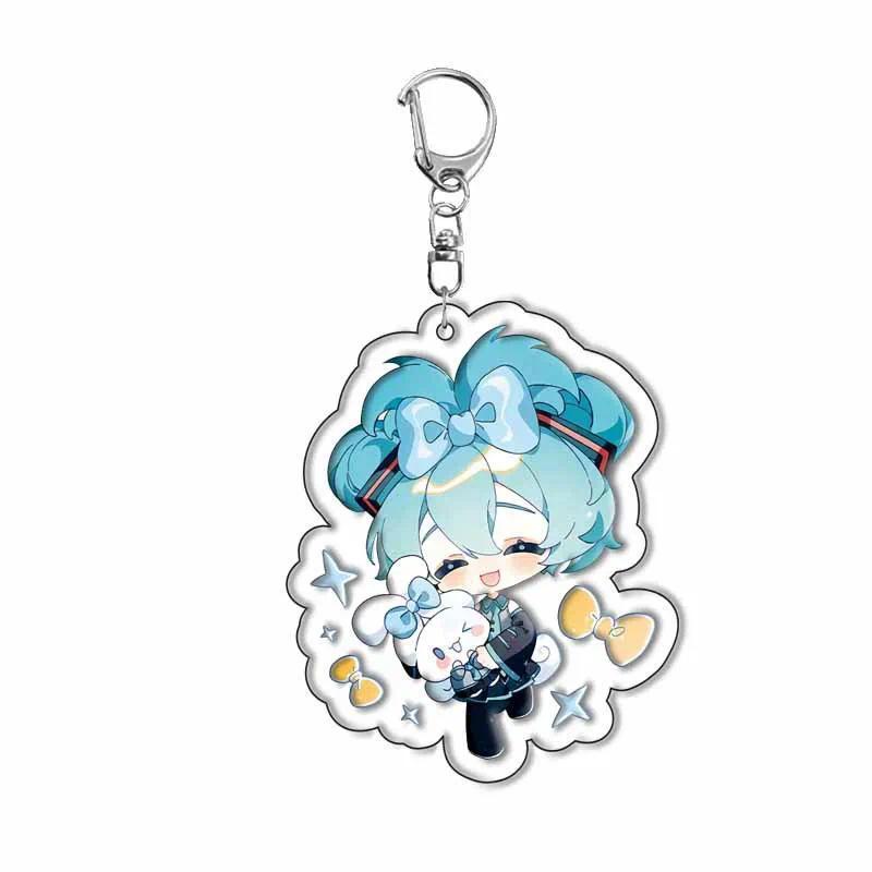 Cute Hatsune Miku Q Version Kawaii Keychain Acrylic Ornaments Cartoon Anime Girly Heart Móc Khóa In Theo Yêu Cầu, Chất Liệu Mica Trong Suốt In 2 Mặt , Dày 4mm 7 Cute Hatsune Miku Q Version Kawaii Keychain Acrylic Ornaments Cartoon Anime Girly Heart Móc Khóa In Theo Yêu Cầu, Chất Liệu Mica Trong Suốt In 2 Mặt , Dày 4mm - Ảnh 7
