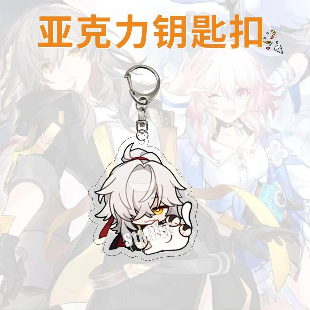 Cute Honkai Star Rail Cosplay Keychain Blade Jingyuan Seele Dan Heng Himeko Serval Natasha Móc Khóa In Theo Yêu Cầu, Chất Liệu Mica Trong Suốt In 2 Mặt , Dày 4mm 29 Cute Honkai Star Rail Cosplay Keychain Blade Jingyuan Seele Dan Heng Himeko Serval Natasha Móc Khóa In Theo Yêu Cầu, Chất Liệu Mica Trong Suốt In 2 Mặt , Dày 4mm - Ảnh 29