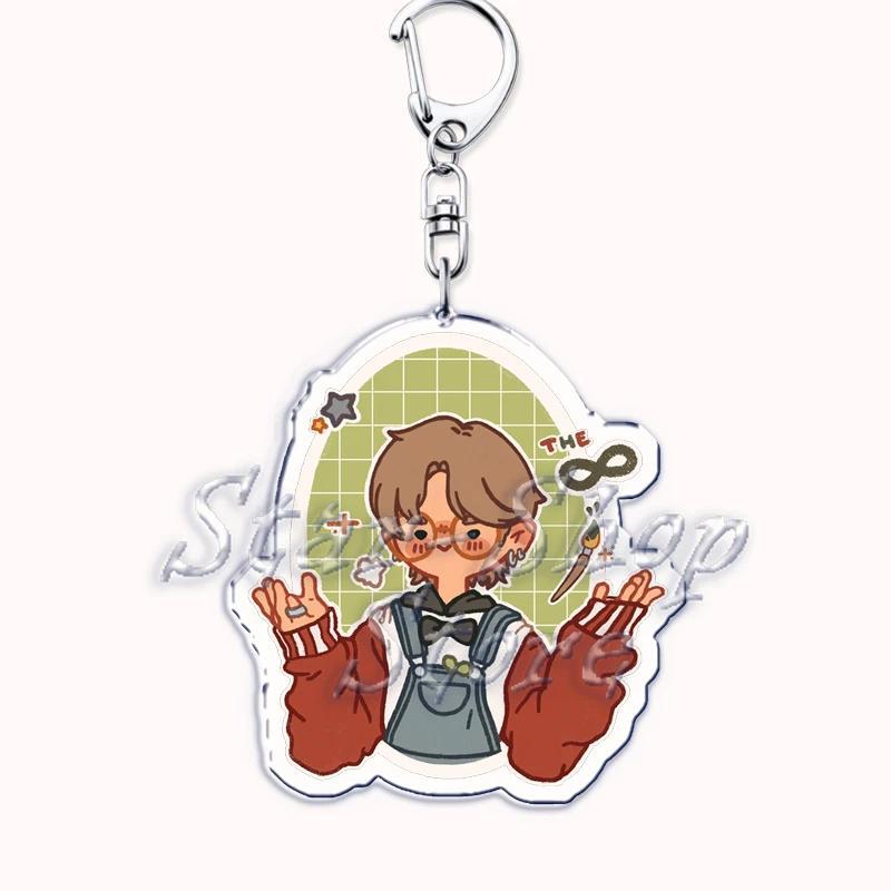 Cute Korean Fashion Kpop Boys Band Acrylic Keyring Pendant Name Key Chain Ring Jewelry Móc Khóa In Theo Yêu Cầu, Chất Liệu Mica Trong Suốt In 2 Mặt , Dày 4mm 13 Cute Korean Fashion Kpop Boys Band Acrylic Keyring Pendant Name Key Chain Ring Jewelry Móc Khóa In Theo Yêu Cầu, Chất Liệu Mica Trong Suốt In 2 Mặt , Dày 4mm - Ảnh 13