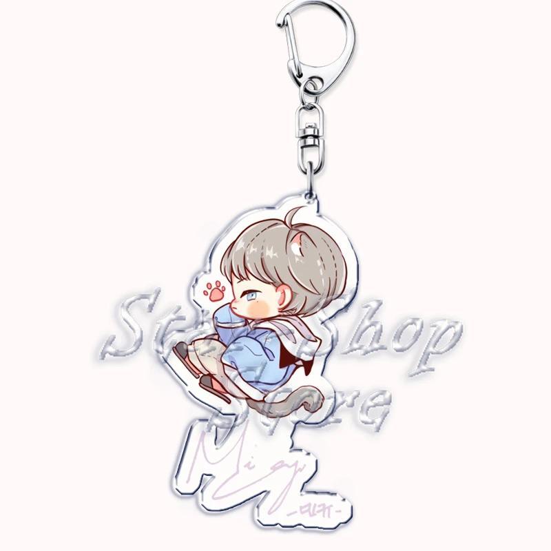Cute Korean Fashion Kpop Boys Band Acrylic Keyring Pendant Name Key Chain Ring Jewelry Móc Khóa In Theo Yêu Cầu, Chất Liệu Mica Trong Suốt In 2 Mặt , Dày 4mm 4 Cute Korean Fashion Kpop Boys Band Acrylic Keyring Pendant Name Key Chain Ring Jewelry Móc Khóa In Theo Yêu Cầu, Chất Liệu Mica Trong Suốt In 2 Mặt , Dày 4mm - Ảnh 4