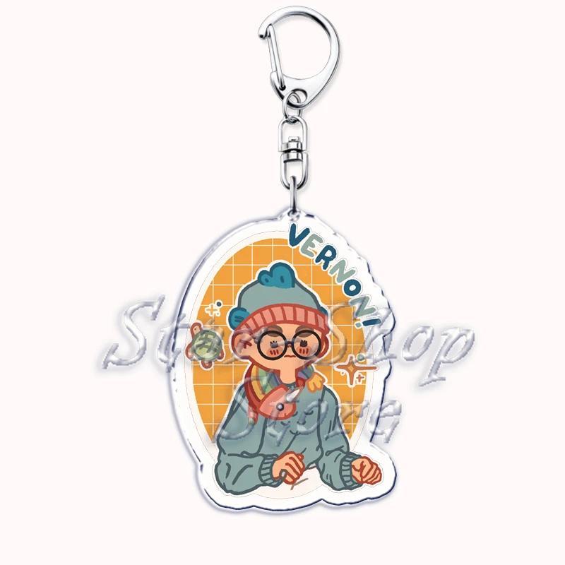Cute Korean Fashion Kpop Boys Band Acrylic Keyring Pendant Name Key Chain Ring Jewelry Móc Khóa In Theo Yêu Cầu, Chất Liệu Mica Trong Suốt In 2 Mặt , Dày 4mm 5 Cute Korean Fashion Kpop Boys Band Acrylic Keyring Pendant Name Key Chain Ring Jewelry Móc Khóa In Theo Yêu Cầu, Chất Liệu Mica Trong Suốt In 2 Mặt , Dày 4mm - Ảnh 5