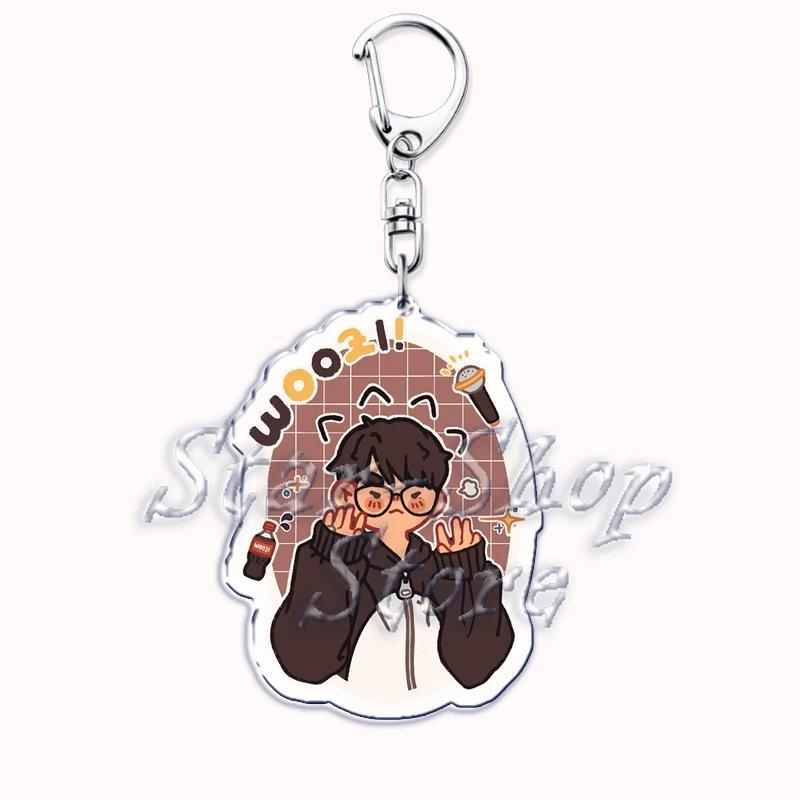 Cute Korean Fashion Kpop Boys Band Acrylic Keyring Pendant Name Key Chain Ring Jewelry Móc Khóa In Theo Yêu Cầu, Chất Liệu Mica Trong Suốt In 2 Mặt , Dày 4mm 10 Cute Korean Fashion Kpop Boys Band Acrylic Keyring Pendant Name Key Chain Ring Jewelry Móc Khóa In Theo Yêu Cầu, Chất Liệu Mica Trong Suốt In 2 Mặt , Dày 4mm - Ảnh 10