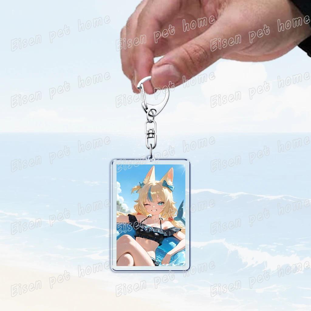 Cute Manga Sameko Saba Keychain Llavero Accessories Bag Cute Anime Kawaii Farming Charm Móc Khóa In Theo Yêu Cầu, Chất Liệu Mica Trong Suốt In 2 Mặt , Dày 4mm 2 Cute Manga Sameko Saba Keychain Llavero Accessories Bag Cute Anime Kawaii Farming Charm Móc Khóa In Theo Yêu Cầu, Chất Liệu Mica Trong Suốt In 2 Mặt , Dày 4mm - Ảnh 2