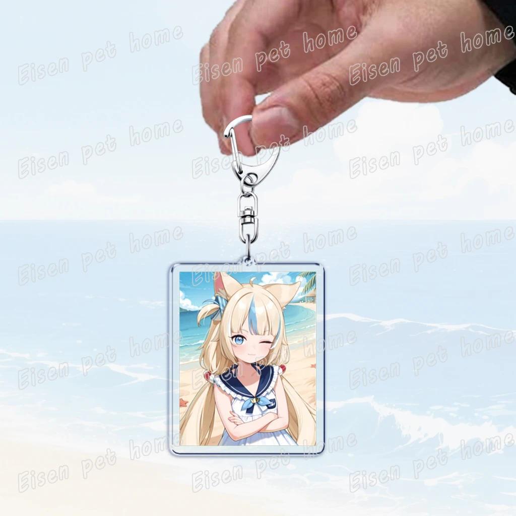 Cute Manga Sameko Saba Keychain Llavero Accessories Bag Cute Anime Kawaii Farming Charm Móc Khóa In Theo Yêu Cầu, Chất Liệu Mica Trong Suốt In 2 Mặt , Dày 4mm 3 Cute Manga Sameko Saba Keychain Llavero Accessories Bag Cute Anime Kawaii Farming Charm Móc Khóa In Theo Yêu Cầu, Chất Liệu Mica Trong Suốt In 2 Mặt , Dày 4mm - Ảnh 3
