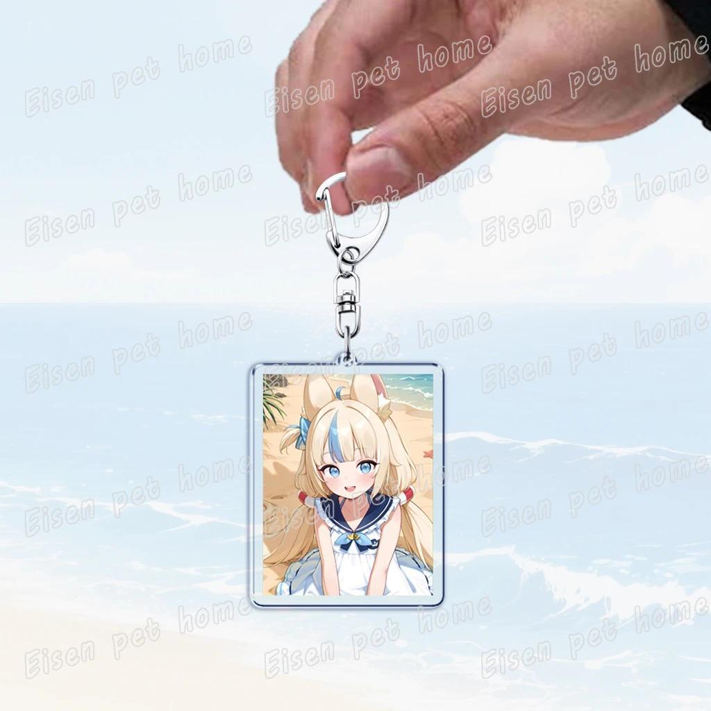 Cute Manga Sameko Saba Keychain Llavero Accessories Bag Cute Anime Kawaii Farming Charm Móc Khóa In Theo Yêu Cầu, Chất Liệu Mica Trong Suốt In 2 Mặt , Dày 4mm 4 Cute Manga Sameko Saba Keychain Llavero Accessories Bag Cute Anime Kawaii Farming Charm Móc Khóa In Theo Yêu Cầu, Chất Liệu Mica Trong Suốt In 2 Mặt , Dày 4mm - Ảnh 4