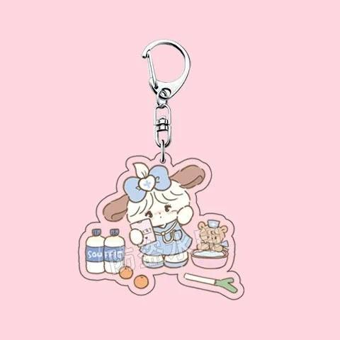 Cute Mikko Acrylic Keychain Kawaii Cartoon Backpack Charm For Girls Cute Mica Keychain Móc Khóa In Theo Yêu Cầu, Chất Liệu Mica Trong Suốt In 2 Mặt , Dày 4mm 3 Cute Mikko Acrylic Keychain Kawaii Cartoon Backpack Charm For Girls Cute Mica Keychain Móc Khóa In Theo Yêu Cầu, Chất Liệu Mica Trong Suốt In 2 Mặt , Dày 4mm - Ảnh 3