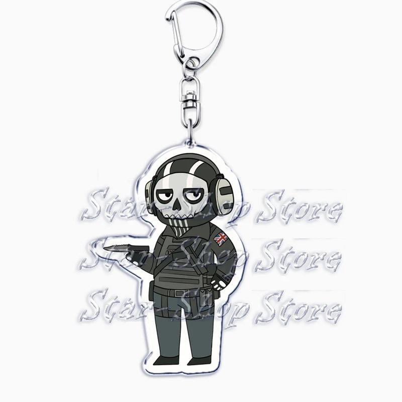 Cute Military Game Ghost Chibis Keychains For Accessories Cod Soldier Soap Simon Riley Fans Móc Khóa In Theo Yêu Cầu, Chất Liệu Mica Trong Suốt In 2 Mặt , Dày 4mm 13 Cute Military Game Ghost Chibis Keychains For Accessories Cod Soldier Soap Simon Riley Fans Móc Khóa In Theo Yêu Cầu, Chất Liệu Mica Trong Suốt In 2 Mặt , Dày 4mm - Ảnh 13