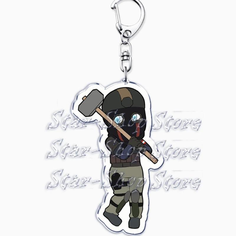 Cute Military Game Ghost Chibis Keychains For Accessories Cod Soldier Soap Simon Riley Fans Móc Khóa In Theo Yêu Cầu, Chất Liệu Mica Trong Suốt In 2 Mặt , Dày 4mm 3 Cute Military Game Ghost Chibis Keychains For Accessories Cod Soldier Soap Simon Riley Fans Móc Khóa In Theo Yêu Cầu, Chất Liệu Mica Trong Suốt In 2 Mặt , Dày 4mm - Ảnh 3