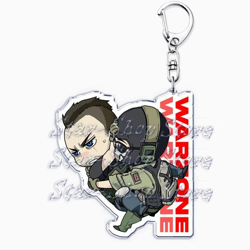 Cute Military Game Ghost Chibis Keychains For Accessories Cod Soldier Soap Simon Riley Fans Móc Khóa In Theo Yêu Cầu, Chất Liệu Mica Trong Suốt In 2 Mặt , Dày 4mm 4 Cute Military Game Ghost Chibis Keychains For Accessories Cod Soldier Soap Simon Riley Fans Móc Khóa In Theo Yêu Cầu, Chất Liệu Mica Trong Suốt In 2 Mặt , Dày 4mm - Ảnh 4