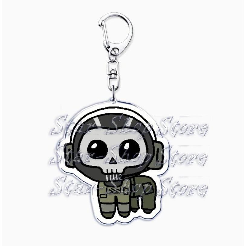 Cute Military Game Ghost Chibis Keychains For Accessories Cod Soldier Soap Simon Riley Fans Móc Khóa In Theo Yêu Cầu, Chất Liệu Mica Trong Suốt In 2 Mặt , Dày 4mm 40 Cute Military Game Ghost Chibis Keychains For Accessories Cod Soldier Soap Simon Riley Fans Móc Khóa In Theo Yêu Cầu, Chất Liệu Mica Trong Suốt In 2 Mặt , Dày 4mm - Ảnh 40