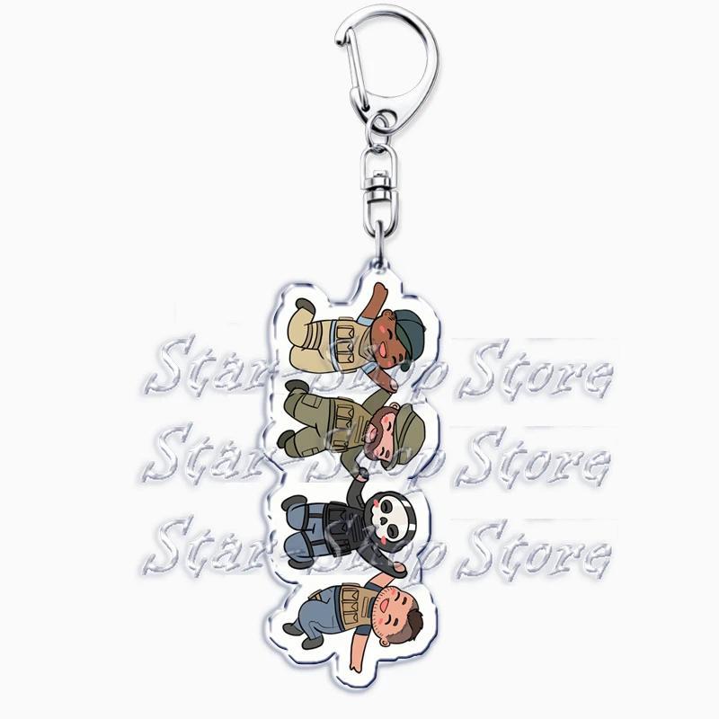 Cute Military Game Ghost Chibis Keychains For Accessories Cod Soldier Soap Simon Riley Fans Móc Khóa In Theo Yêu Cầu, Chất Liệu Mica Trong Suốt In 2 Mặt , Dày 4mm 5 Cute Military Game Ghost Chibis Keychains For Accessories Cod Soldier Soap Simon Riley Fans Móc Khóa In Theo Yêu Cầu, Chất Liệu Mica Trong Suốt In 2 Mặt , Dày 4mm - Ảnh 5