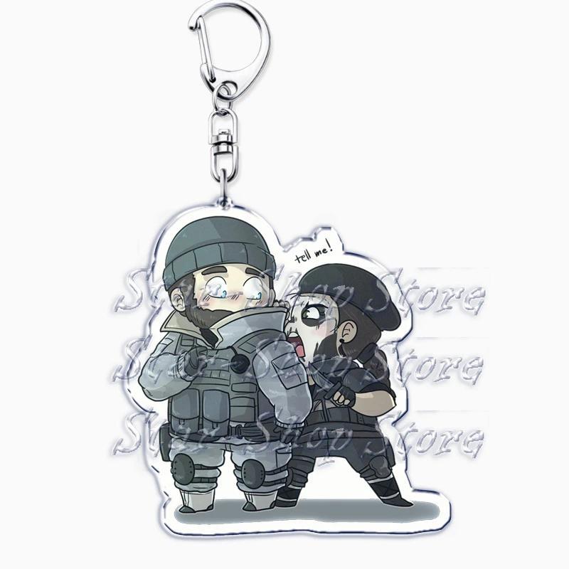 Cute Military Game Ghost Chibis Keychains For Accessories Cod Soldier Soap Simon Riley Fans Móc Khóa In Theo Yêu Cầu, Chất Liệu Mica Trong Suốt In 2 Mặt , Dày 4mm 42 Cute Military Game Ghost Chibis Keychains For Accessories Cod Soldier Soap Simon Riley Fans Móc Khóa In Theo Yêu Cầu, Chất Liệu Mica Trong Suốt In 2 Mặt , Dày 4mm - Ảnh 42