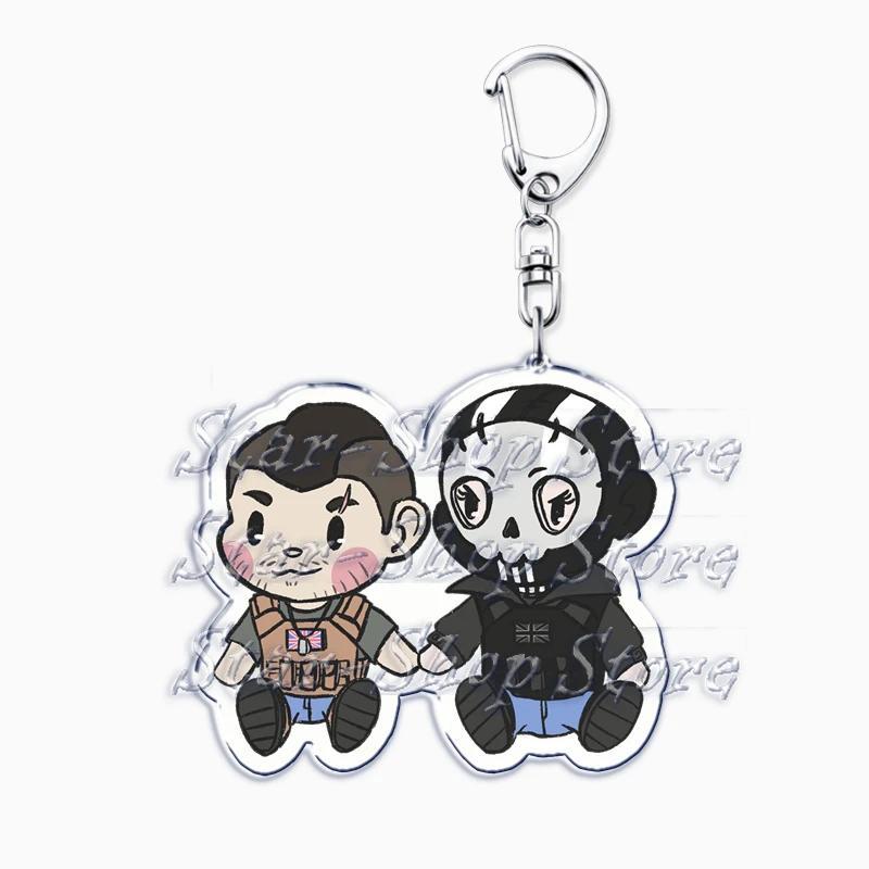Cute Military Game Ghost Chibis Keychains For Accessories Cod Soldier Soap Simon Riley Fans Móc Khóa In Theo Yêu Cầu, Chất Liệu Mica Trong Suốt In 2 Mặt , Dày 4mm 48 Cute Military Game Ghost Chibis Keychains For Accessories Cod Soldier Soap Simon Riley Fans Móc Khóa In Theo Yêu Cầu, Chất Liệu Mica Trong Suốt In 2 Mặt , Dày 4mm - Ảnh 48