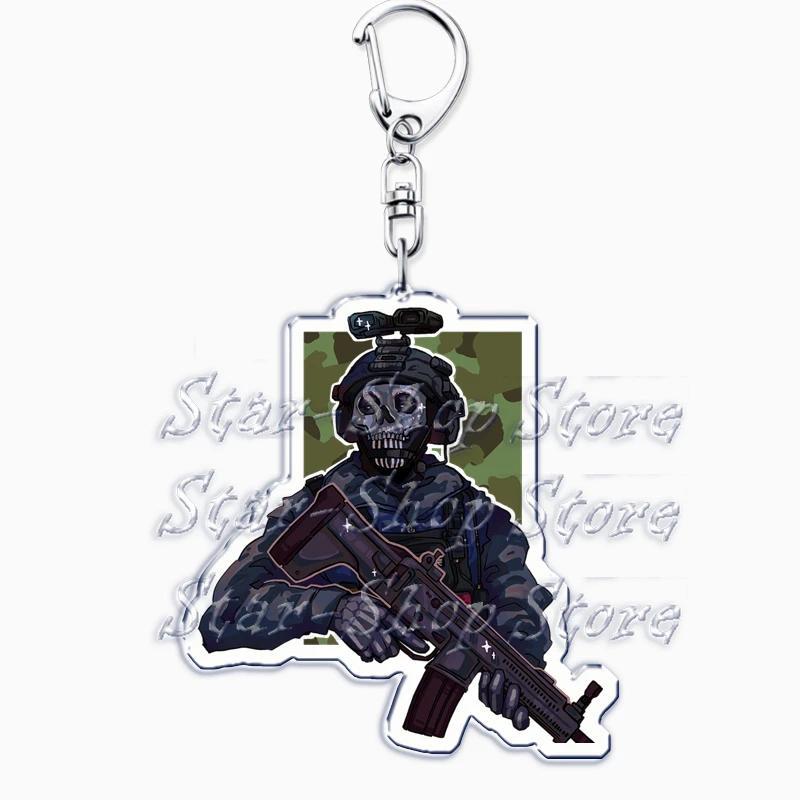 Cute Military Game Ghost Chibis Keychains For Accessories Cod Soldier Soap Simon Riley Fans Móc Khóa In Theo Yêu Cầu, Chất Liệu Mica Trong Suốt In 2 Mặt , Dày 4mm 9 Cute Military Game Ghost Chibis Keychains For Accessories Cod Soldier Soap Simon Riley Fans Móc Khóa In Theo Yêu Cầu, Chất Liệu Mica Trong Suốt In 2 Mặt , Dày 4mm - Ảnh 9