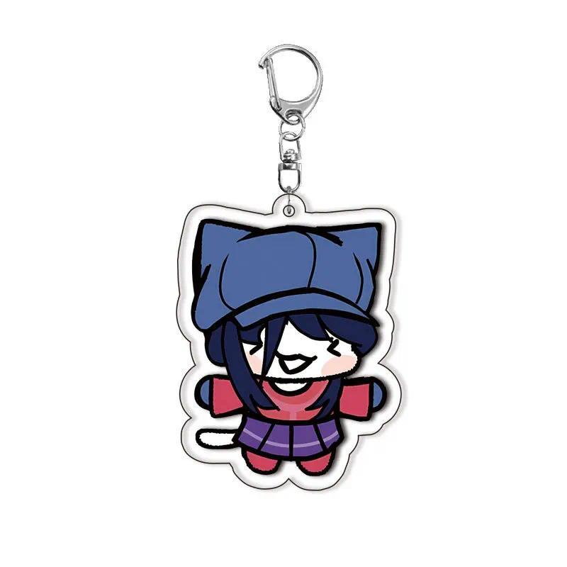 Cute Miside Mita Mica School Bagpack Mica Keychain Xmas Party Props Boys Girls Móc Khóa In Theo Yêu Cầu, Chất Liệu Mica Trong Suốt In 2 Mặt , Dày 4mm 3 Cute Miside Mita Mica School Bagpack Mica Keychain Xmas Party Props Boys Girls Móc Khóa In Theo Yêu Cầu, Chất Liệu Mica Trong Suốt In 2 Mặt , Dày 4mm - Ảnh 3