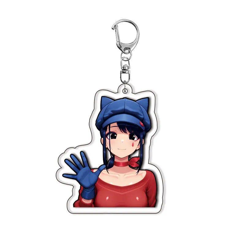 Cute Miside Mita Mica School Bagpack Mica Keychain Xmas Party Props Boys Girls Móc Khóa In Theo Yêu Cầu, Chất Liệu Mica Trong Suốt In 2 Mặt , Dày 4mm 4 Cute Miside Mita Mica School Bagpack Mica Keychain Xmas Party Props Boys Girls Móc Khóa In Theo Yêu Cầu, Chất Liệu Mica Trong Suốt In 2 Mặt , Dày 4mm - Ảnh 4
