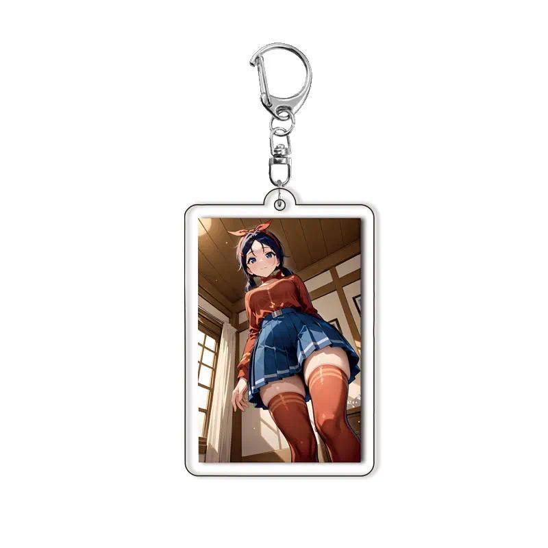 Cute Miside Mita Mica School Bagpack Mica Keychain Xmas Party Props Boys Girls Móc Khóa In Theo Yêu Cầu, Chất Liệu Mica Trong Suốt In 2 Mặt , Dày 4mm 5 Cute Miside Mita Mica School Bagpack Mica Keychain Xmas Party Props Boys Girls Móc Khóa In Theo Yêu Cầu, Chất Liệu Mica Trong Suốt In 2 Mặt , Dày 4mm - Ảnh 5