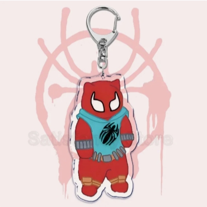 Cute Punk Spider Cat Warrior Keychain Invincible Superhero Keychain Móc Khóa In Theo Yêu Cầu, Chất Liệu Mica Trong Suốt In 2 Mặt , Dày 4mm 14 Cute Punk Spider Cat Warrior Keychain Invincible Superhero Keychain Móc Khóa In Theo Yêu Cầu, Chất Liệu Mica Trong Suốt In 2 Mặt , Dày 4mm - Ảnh 14