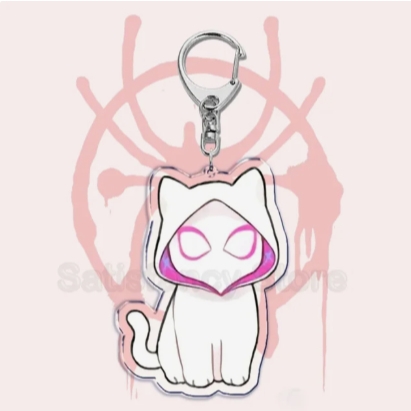 Cute Punk Spider Cat Warrior Keychain Invincible Superhero Keychain Móc Khóa In Theo Yêu Cầu, Chất Liệu Mica Trong Suốt In 2 Mặt , Dày 4mm 18 Cute Punk Spider Cat Warrior Keychain Invincible Superhero Keychain Móc Khóa In Theo Yêu Cầu, Chất Liệu Mica Trong Suốt In 2 Mặt , Dày 4mm - Ảnh 18