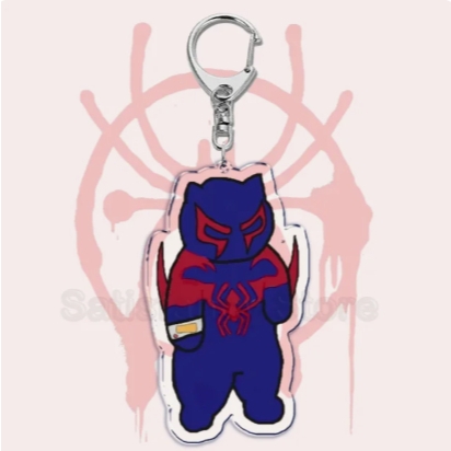 Cute Punk Spider Cat Warrior Keychain Invincible Superhero Keychain Móc Khóa In Theo Yêu Cầu, Chất Liệu Mica Trong Suốt In 2 Mặt , Dày 4mm 4 Cute Punk Spider Cat Warrior Keychain Invincible Superhero Keychain Móc Khóa In Theo Yêu Cầu, Chất Liệu Mica Trong Suốt In 2 Mặt , Dày 4mm - Ảnh 4