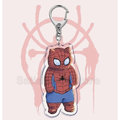 Cute Punk Spider Cat Warrior Keychain Invincible Superhero Keychain Móc Khóa In Theo Yêu Cầu, Chất Liệu Mica Trong Suốt In 2 Mặt , Dày 4mm 6 Cute Punk Spider Cat Warrior Keychain Invincible Superhero Keychain Móc Khóa In Theo Yêu Cầu, Chất Liệu Mica Trong Suốt In 2 Mặt , Dày 4mm - Ảnh 6